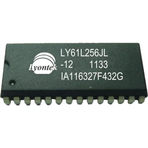 5pcs New original LY61L256JL-12 256K High Speed SRAM 32K x 8 SOJ(28) 12ns 2.7 to 3.6V 0 to 70°C