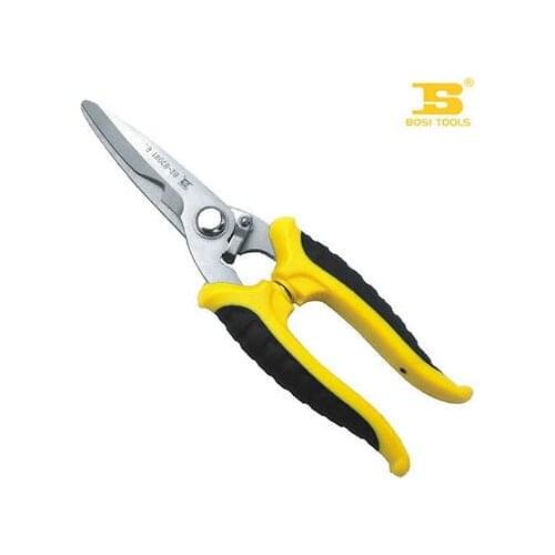 7-Inch 175mm Dual Color Handle Stainless Steel Multi-Function Scissors