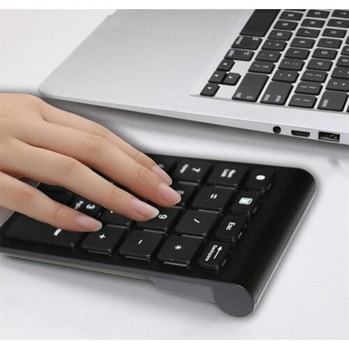 Black Keyboard 22 Keys MIni Numpad Bluetooth Numeric Keypad Support Windows iOS Android System Brand New