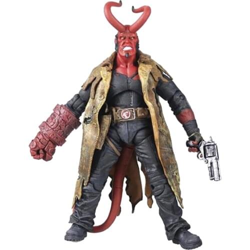 6inch Quality Assurance MEZCO Hellboy Anung Un Rama Action Figure Pvc 18cm Movie Model Collection Toys For Children Gift Figma
