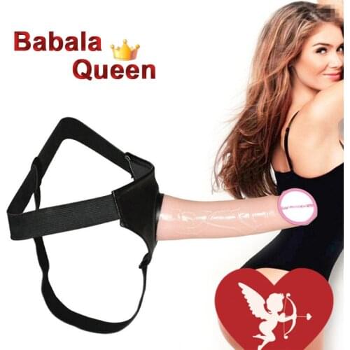 Strap-On Dildos Wearable for Women Men Adult Sex Toy Dildo Panties Lesbian Realistic Penis Sexo Toys Couple Sexual Penis Pantie