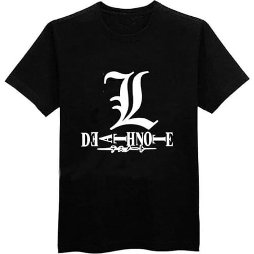 Cute Unicorn Death Note t shirt Mens t-shirts cotton tshirt homme summer casual t-shirt boys clothes anime tops tees