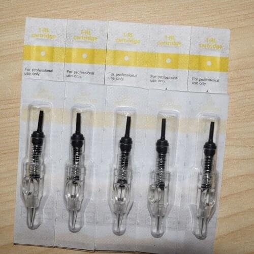 Cartridge Tattoo Needles 70pcs 1 Liner Cartridge Permanent Makeup Micropigmentation Machine Cartridge Eyebrow Tattoo Needle