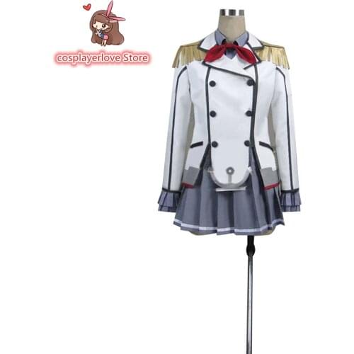 Kantai Collection Kashima Cosplay Costume Custom Made costume Halloween Christmas Costume