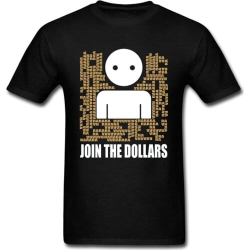 Badness Dollars Durarara Demon Comic T Shirts 100% Cotton Crew Neck Tees Horror Story Villain Tops Shirt Crazy T Shirt Boy