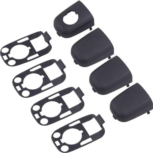Beler 8pcs/Set Car Door Handle End Cap Cover Seal Fit for Peugeot 307 Citroen C2 C3 2003 2004 2005 2006 2007 2008 2009