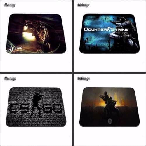 Mairuige Hot Sale Black background Logo Mouse Mat Tubber Cool Non-Skid Desk large size Gaming Mouse Pad 22*18 And 29*25cm