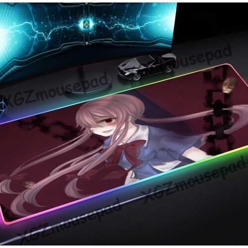 XGZ Blood Red Eyes Custom Large RGB Gaming Mouse Pad Black Lock Edge Computer Keyboard Desk Mat Rubber Non-slip 900x400/800x300