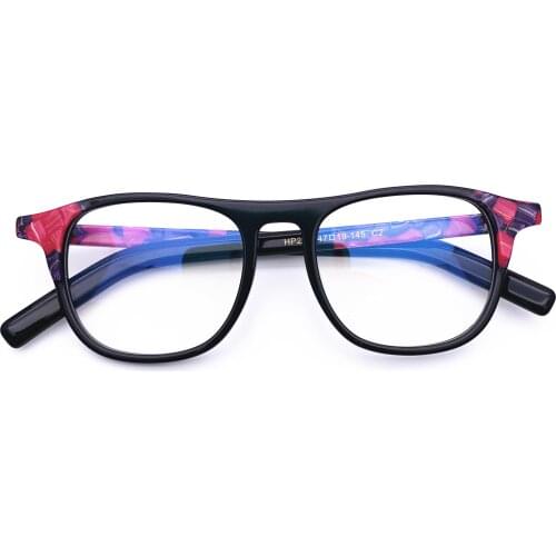 Belight Optiacl Colorful Acetate Oval Shape Clear Glasses Frame Men Women Prescription Eyeglasses Optical Frame Eyewear HP241