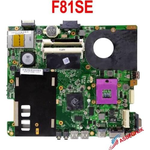 FOR ASUS F80L F81SE F83SE F80Q F80S F5Z F5RL Laptop Motherboard F81SE Mainboard 100% TESED OK