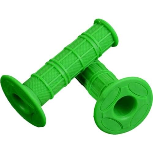 Motorcycle Handles Handlebars Motorcycle Scooter Quad 22mm rubber Motocross Green