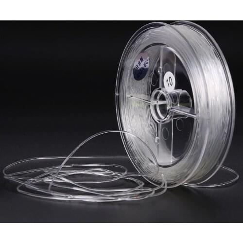 1 Roll 0.5-1.5MM Strong Stretchy Elastic Rope Transparent String Cord Beading DIY Jewelry Making Bracelet/Necklace