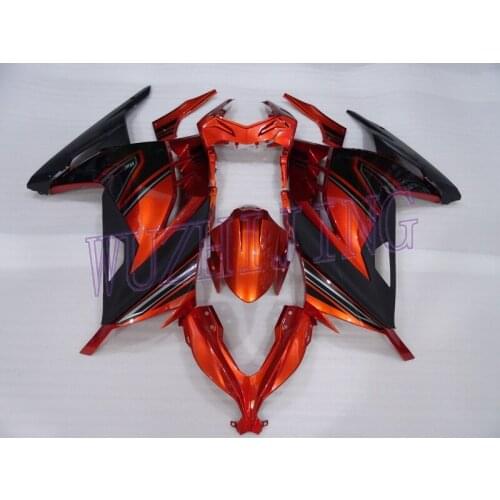 Fairing Zx300r 13 14 Full Body Kits for Kawasaki Zx300r 2014 Orange Gold Black Body Kits for Kawasaki Zx300r 2013 - 2017