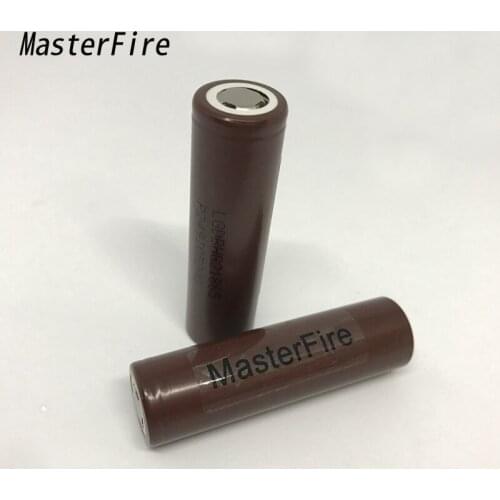 MasterFire 18pcs/lot Original HG2 18650 3000mAh Battery 18650HG2 3.7V discharge 20A dedicated For E-cigs Lithium Batteries Cell