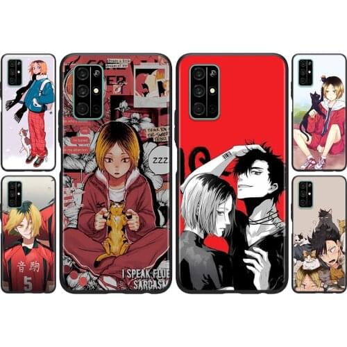 Silicone Cover Kozume Kenma Haikyuu Anime For Huawei Honor 30i 10X 30S 9A 9S 9X 30 9C 20 20S V20 10i 10 7C Pro Lite Phone Case