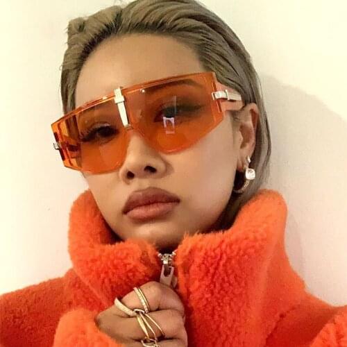 Oversize Sun Glasses Lunettes Vintage Sunglasses Luxury Trendy Eyelasses Women Men Gafas Frame Eyewear Oculos Shades Lunette