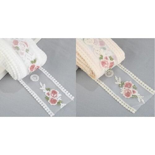 Tulle Lace Home Furnishing(30yards) Cotton Lace Edge Wedding Decoration Lovely Gift Packing Polyester Material White