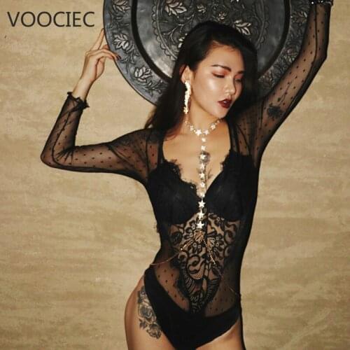 VOOCIEC Summer Woman Sexy Bikini Suit Bold High Waist Bikini Swimwear Women Twinset Sexy Lace Hanging Solid Hollow Sling Strap
