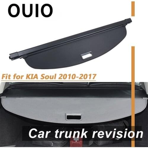 1Set Car Rear Trunk Cargo Cover Curtain For Kia Soul 2010 2011 2012 2013 2014 2015 2016 2017 Security Shield Shade Accessories