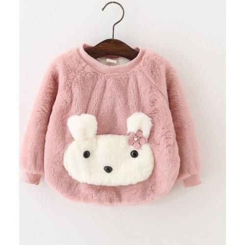 Baby Girl Boy Winter Warm Sweater Coat Cute Cartoon Soft Fur Sweaters,infant Girls Kids Pullover Tops Coats Clothes