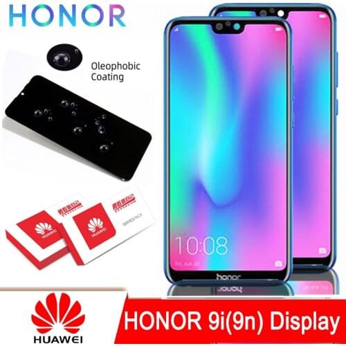 100% Original LCD with Frame for Huawei Honor 9i (9n) Display Touch Screen Digitizer for Huawei LLD-AL20 LLD-AL30 Repair Parts