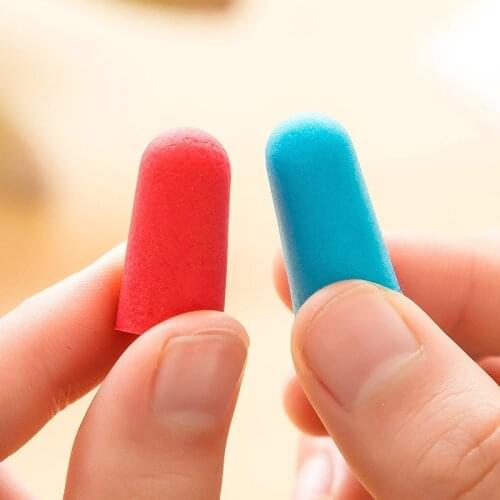 20PCS/Lot Travel Sleep Noise Prevention Earplugs Noise Reduction For Travel Sleeping Soft Tapered Foam Ear Plugs Fast Delivery