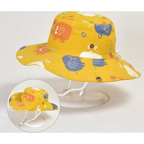 2021 New Summer Baby Sun Hat Cap Childrens Unisex Sun Hat Breathable Beach Hat Fisherman Hat UV Sun Protection Hat