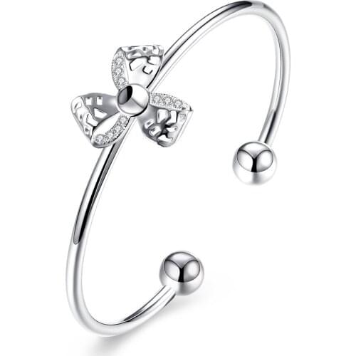 925 Sterling Silver Fashion popular bracelet Bangles High Fashion Jewelry Best Gift LKNSPCB267