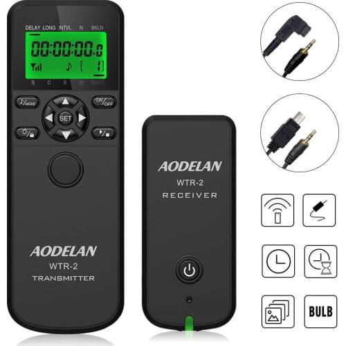 AODELAN Camera Timer Wireless Shutter Release Remote Control for Sony A1 A9II A7III A7SIII A6600 A6400 A6100 RX100VII ZV-1 RX0II