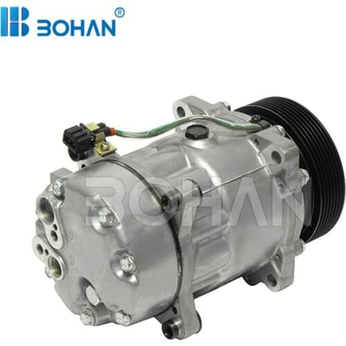 Auto a/c compressor for VW 7D0820805C 7D0820805H 7D0820805G 699661 920.20068 699161 550115 FOR SANDEN 1246 1244 1207 BH-VW1018
