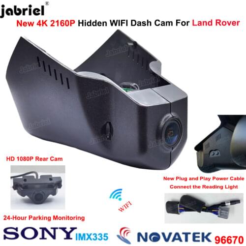 4K Wifi Dash Cam Car DVR Camera For Discovery 5 Land Rover Range Rover Sport Range Rover Evoque Range Rover 2016 2017 2018 2019