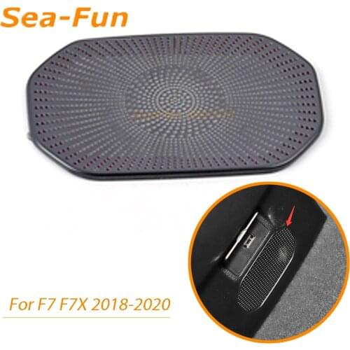 For Haval F7 F7X 2018 2019 2020 Car Armrest Rear Seat Air Outlet Audio Speaker Cover Decoration Sticker Interior Accessories