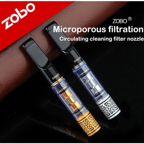 Genuine ZOBO micropore Cigarette filter, cleaning circulating layer cigarette holder / healthy nozzle smoking accessory s 9mm