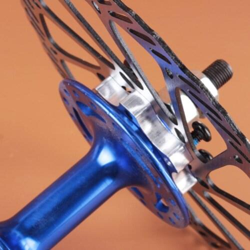 44mm/48mm Bicycle Disc Brakes Flanges Aluminum Alloy Lock Nut Flange Thread Disc Brake Adaptor Conversion Seat