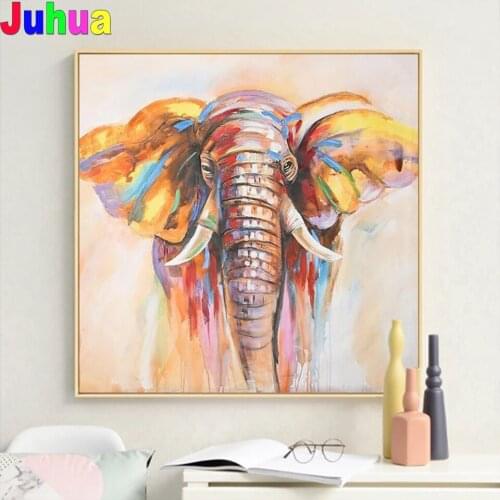 Elephant Pictures 5d Diy Diamond Painting Cross Stitch Full Square/Round Drill animal diamond Embroidery Kits home decor