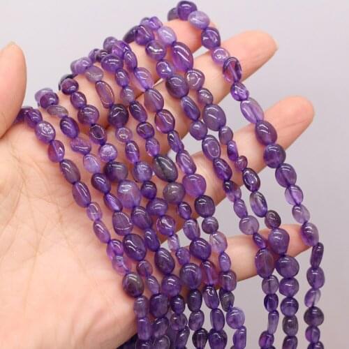 Hot Selling Natural Stone Irregular Purple Crystal Loose Beads For DIY Jewelry Making Necklace Bracelet Earrings Accessory