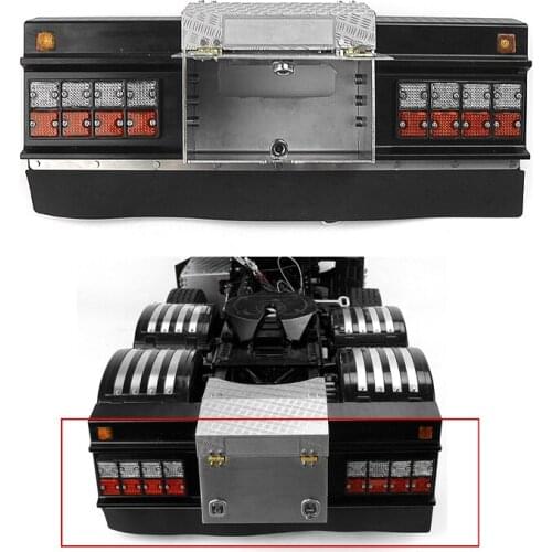 LESU 1/14 Metal Taillight Beam Toolbox for Tamiya Scania R620 R470 RC Tractor Truck TH14140-SMT3