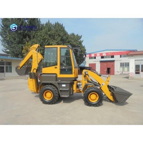 SYNBON 2020 backhoe loader hydraulic front shovel excavator wheel loader mini excavator SY746A backhoe loader