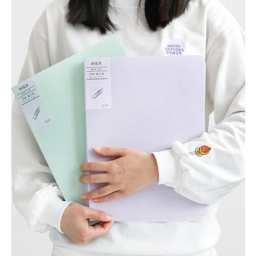 A4 File Document Folder Holder Organizer Strong Clamp Insert File Folder Plate Writing Board School Office Supply