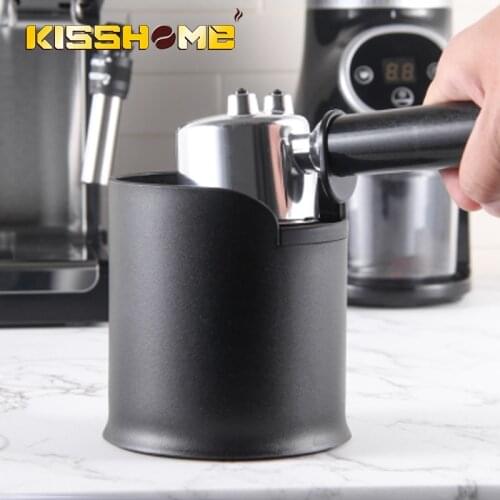 Espresso Knock Box Anti-Slip Durable Barista Style Coffee Knock Box Container Coffee Grind Shock-Absorbent Dump Bin Waste Bin