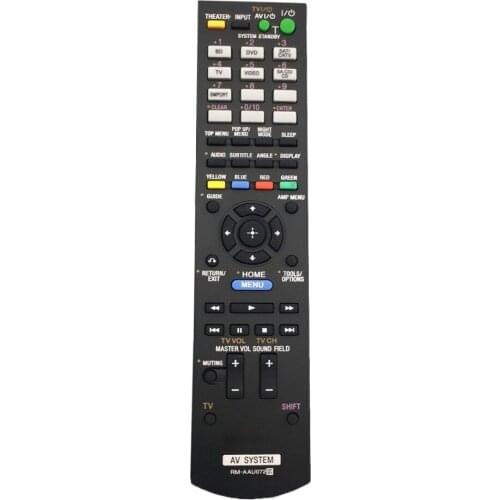 Remote control suitable for sony tv AV SYSTEM Audio power amplifier RM-AAU072 CONTROLLER