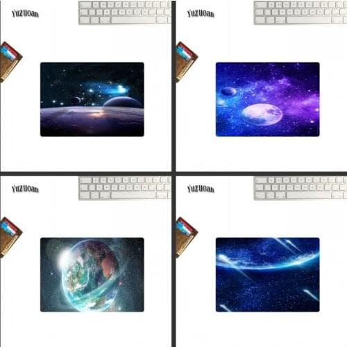 Mairuige Vast Universe Planet Pattern Printing Small Mouse Pad Notebook PC Computer Pad Office Table Pad Rubber Non-slip Mat