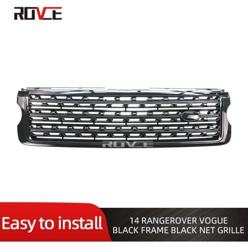 ROVCE Front Bumper ABS Grille For Land Rover Range Rover Vogue 2013 2014 2015 2016 2017 L405 LR052715 High Quality