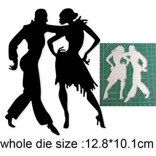 Couple Latin Dance New 2021 Metal Cutting Dies For DIY Scrapbooking Paper And Card Making Decorative Embossing Dies Craft Dies