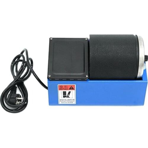 16W Bead Rotary Polishing Machine with Roll Barrel Buddha Grinding Polisher Jewelry Making Supplies