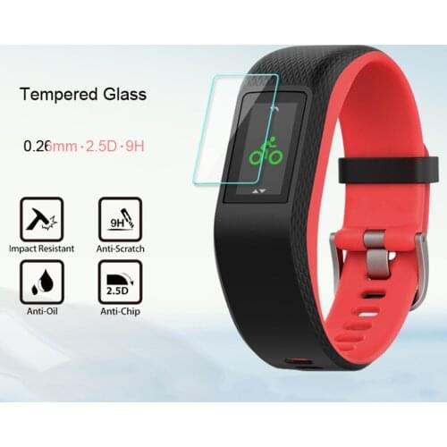 For Garmin Vivosport Screen Protector Film Guard For Garmin Vivo sport Smart Watch Wristband Tempered Glass 9H 2.5D Premium