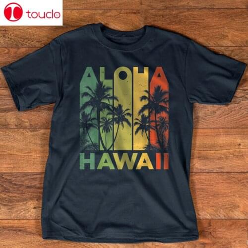 Aloha Hawaii Hawaiian Island T Shirt Vintage 1980S Throwback Unisex Women Men Tee Shirt