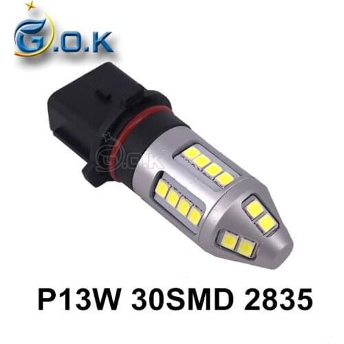 10pcs P13W LED Bulb 30W 30SMD 2835 White LIGHT LED Fog Light Car Signal Bulb Lamp High quality Daytime Running Light DRL