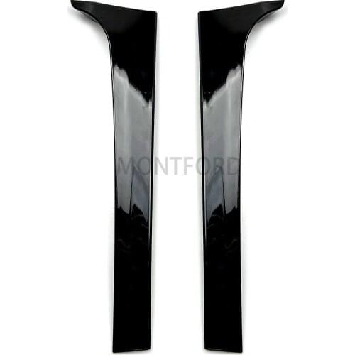 2pcs/set Rear Window Side Spoiler black Wing Lip Cover Trim Sticker Fit For VW Teramont Atlas Auto Accessories