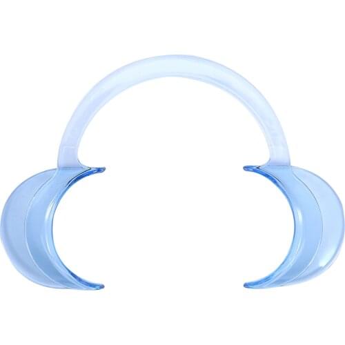 20 Pcs Teeth Whitening Mouth Opener Spreader Lip Cheek Dental Clear C-type Retractor Strong Elasticity Dentist Orthodontic Tool